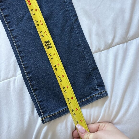 Slink Womens Size 14 Curvy Jeans Blue Denim Medium Wash City Classic Boho Hippie - Picture 4 of 9